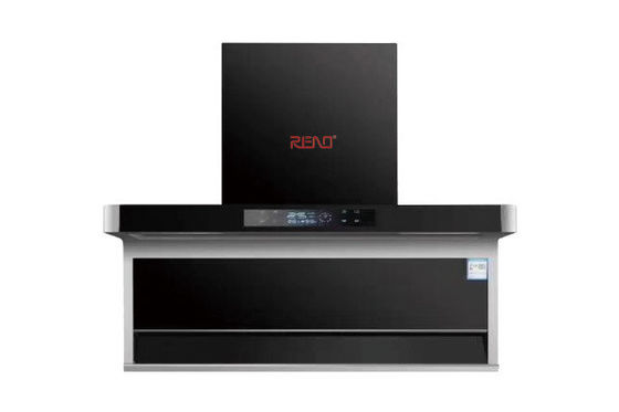 Nhà bếp Black Range Hood Bộ lọc carbon Máy hút mùi bằng thép không gỉ thông minh