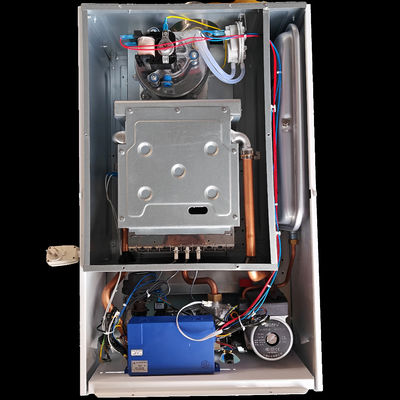 Lò hơi treo tường ISO14001 Lò hơi sưởi ấm trung tâm Lpg vỏ thép không gỉ 32Kw