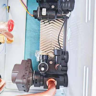 Nồi hơi gas treo tường 40kw Chức năng kép Nồi hơi gas Lpg Vỏ vàng