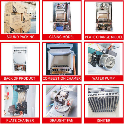 Nồi hơi treo tường đa chức năng Nồi hơi kết hợp điện 32kw ​​Máy ​​nước nóng nồi hơi